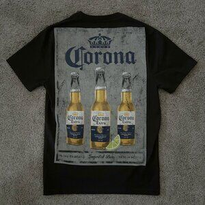 Brand New With Tags NWT Corona Extra T-Shirt Men’s Small Dark Brown Deadstock